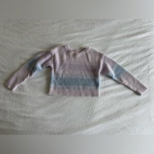 Cat & Jack Purple and Blue Striped Sweater